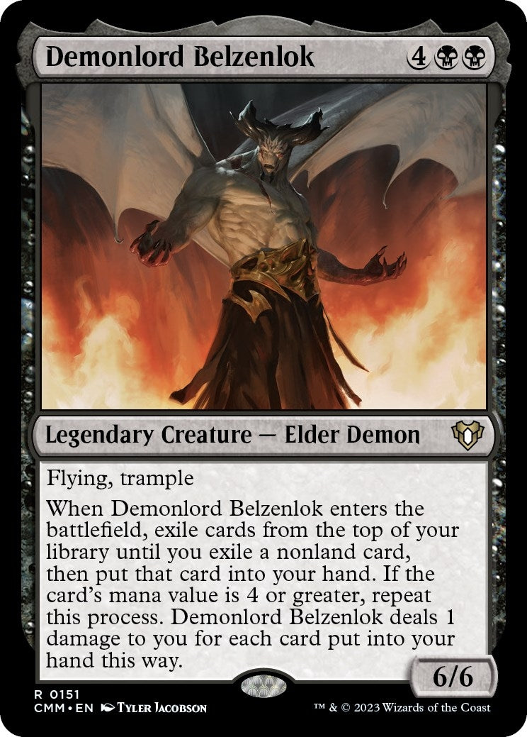 Image for Demonlord Belzenlok (151) [Commander Masters] - Magic: The Gathering
