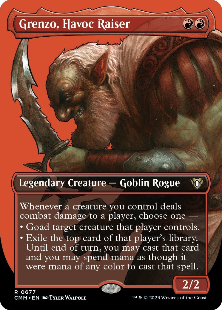 Image for Grenzo, Havoc Raiser (Borderless) (677) [Commander Masters] - Magic: The Gathering