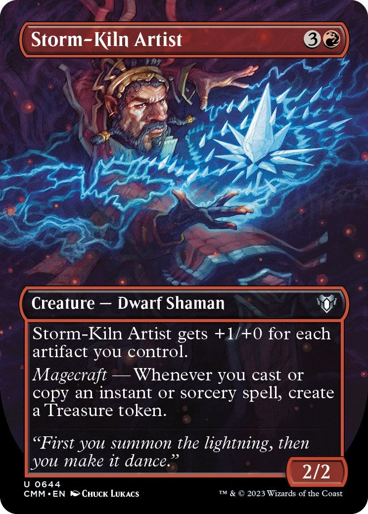 Image for Storm-Kiln Artist (Borderless) (644) [Commander Masters] - Magic: The Gathering