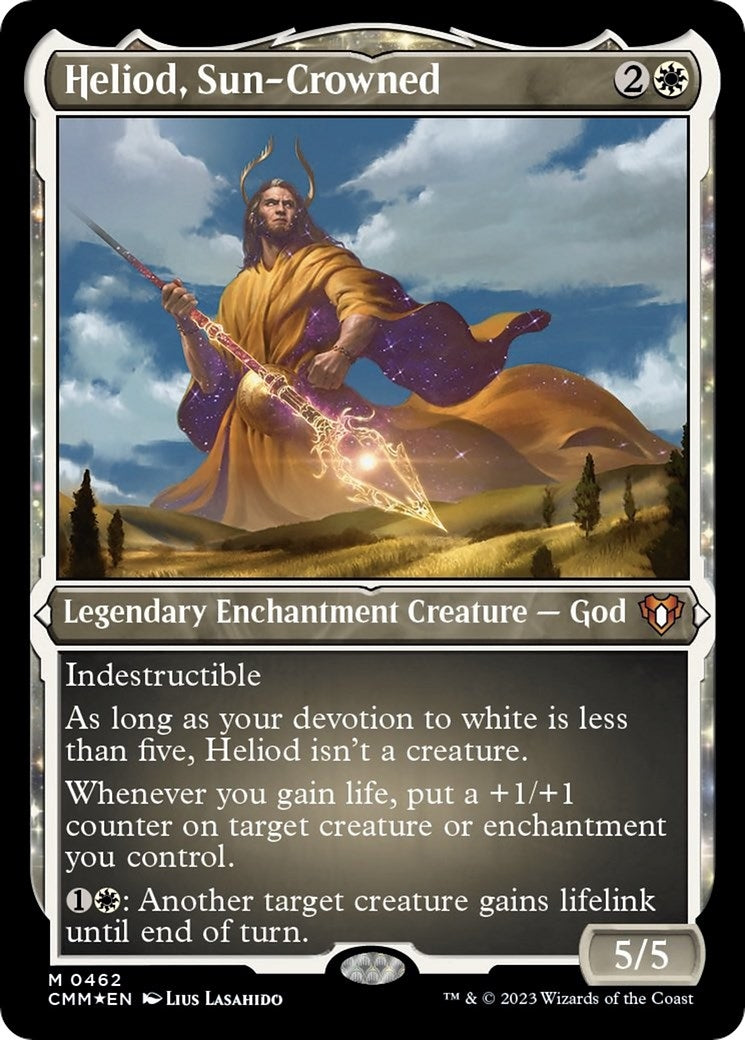 Image for Heliod, Sun-Crowned (Foil Etched) (462) [Commander Masters] - Magic: The Gathering