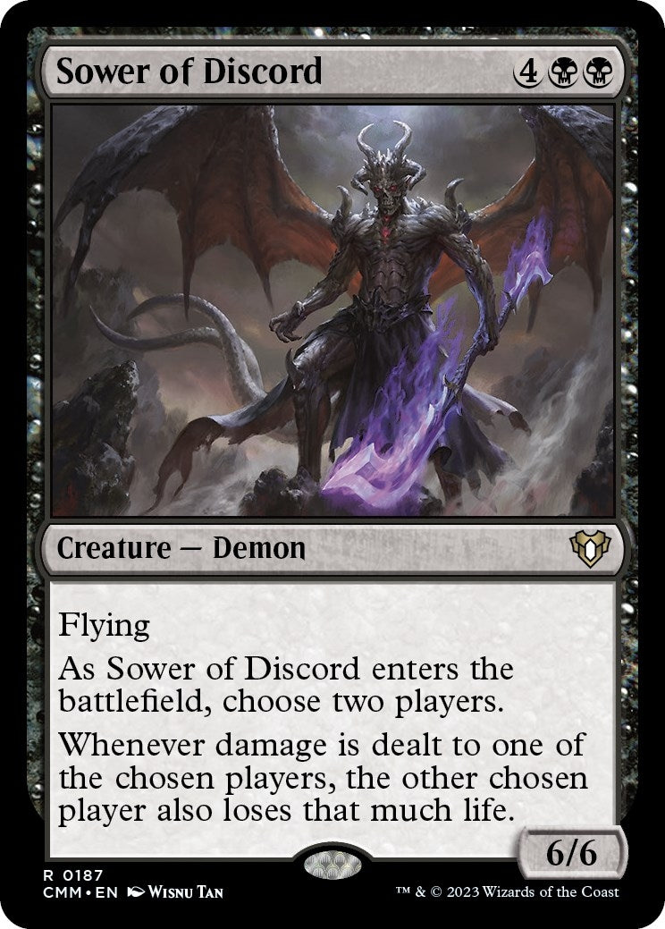 Image for Sower of Discord (187) [Commander Masters] - Magic: The Gathering