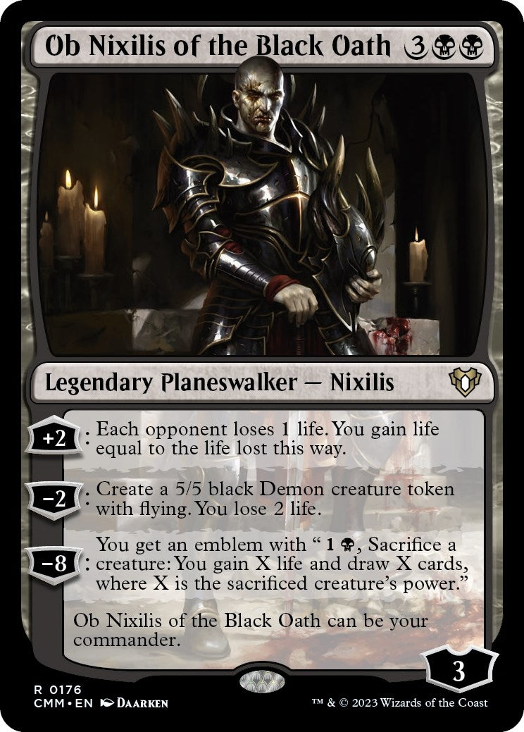 Image for Ob Nixilis of the Black Oath (176) [Commander Masters] - Magic: The Gathering