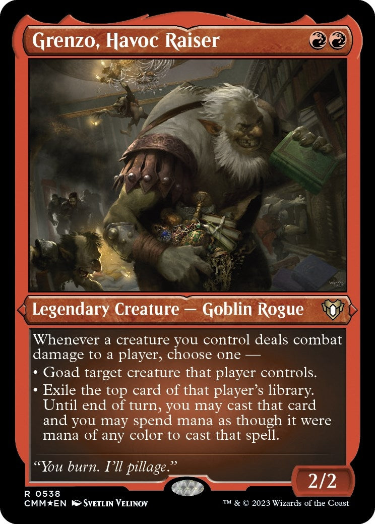 Image for Grenzo, Havoc Raiser (Foil Etched) (538) [Commander Masters] - Magic: The Gathering