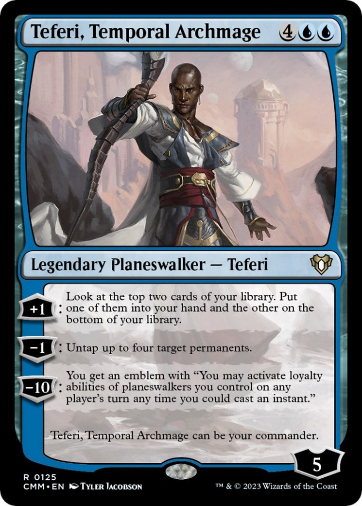 Image for Teferi, Temporal Archmage (125) [Commander Masters] - Magic: The Gathering
