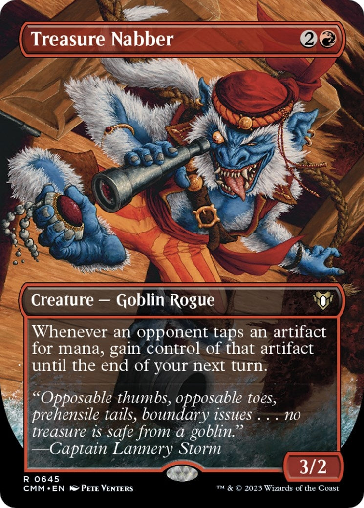 Image for Treasure Nabber (Borderless) (645) [Commander Masters] - Magic: The Gathering