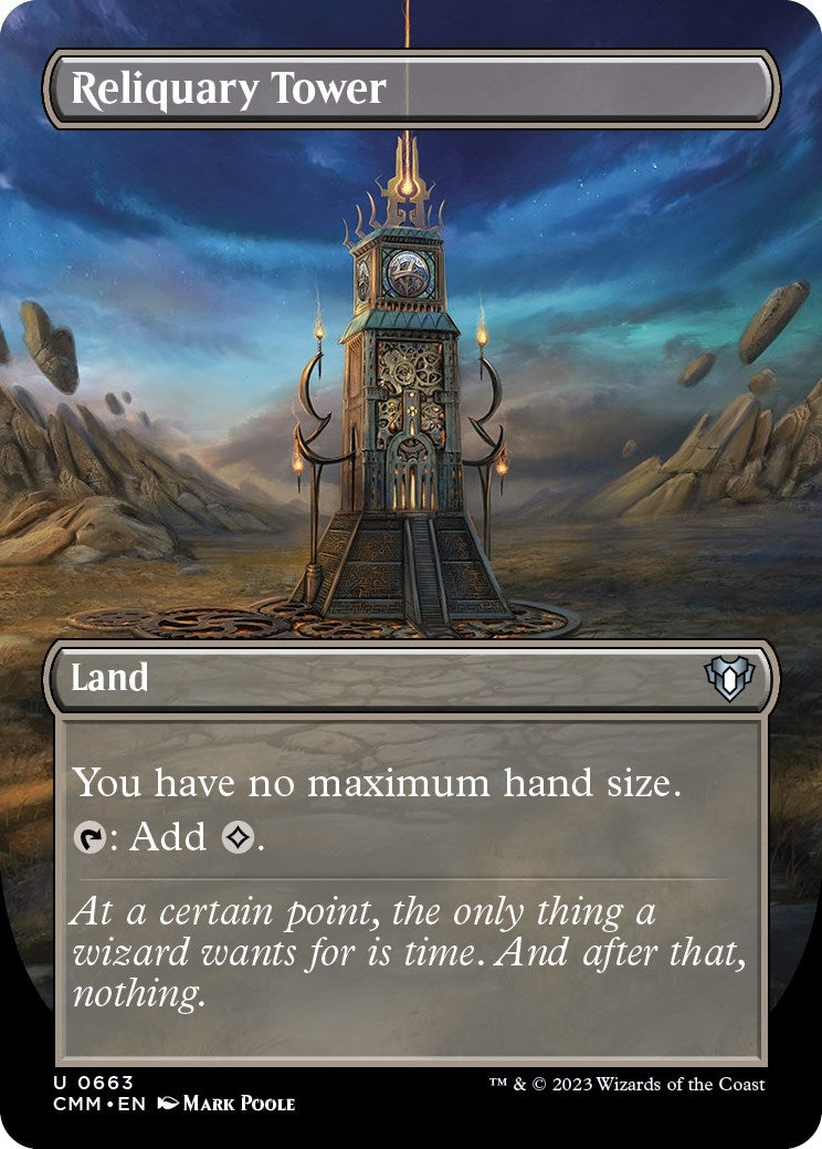 Image for Reliquary Tower (Borderless) (663) [Commander Masters] - Magic: The Gathering