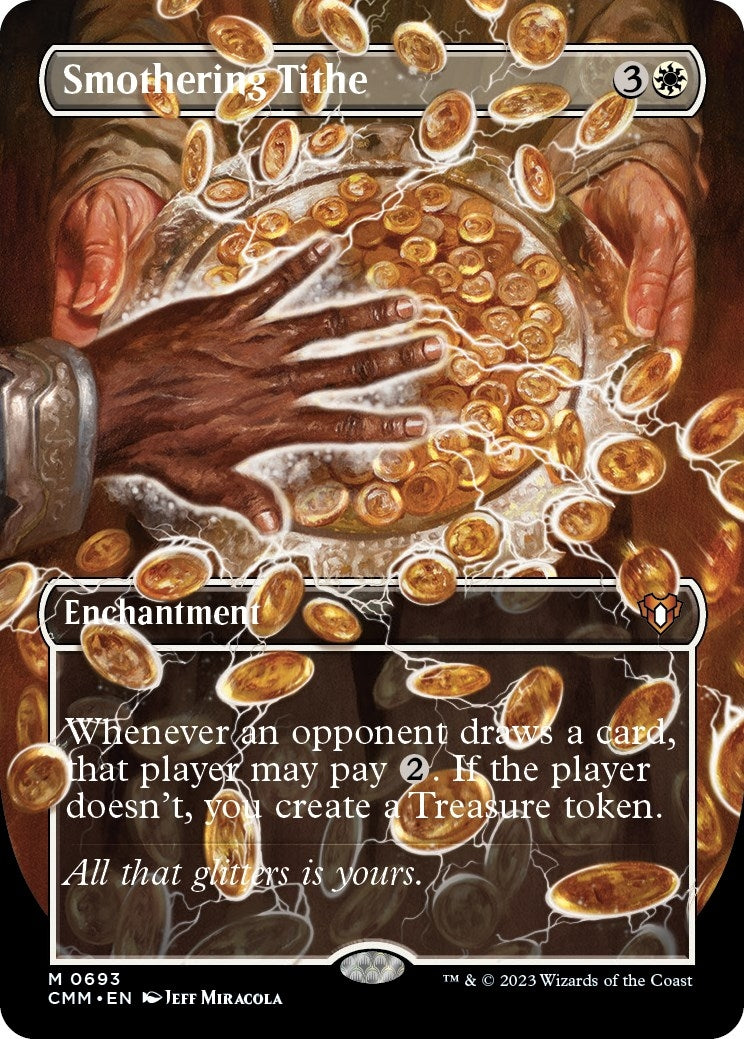 Image for Smothering Tithe (Borderless) (693) [Commander Masters] - Magic: The Gathering