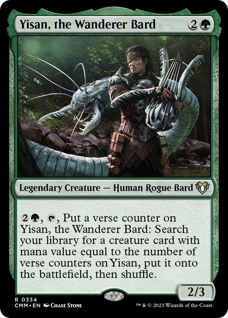 Image for Yisan, the Wanderer Bard (334) [Commander Masters] - Magic: The Gathering