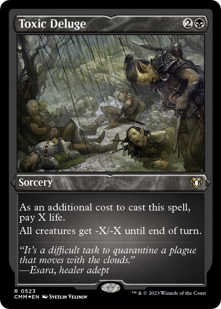 Image for Toxic Deluge (Foil Etched) (523) [Commander Masters] - Magic: The Gathering