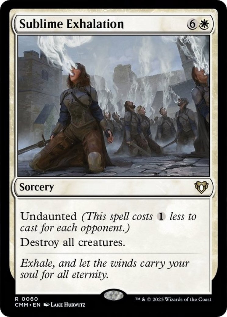Image for Sublime Exhalation (60) [Commander Masters] - Magic: The Gathering