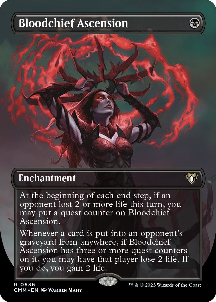 Image for Bloodchief Ascension (Borderless) (636) [Commander Masters] - Magic: The Gathering