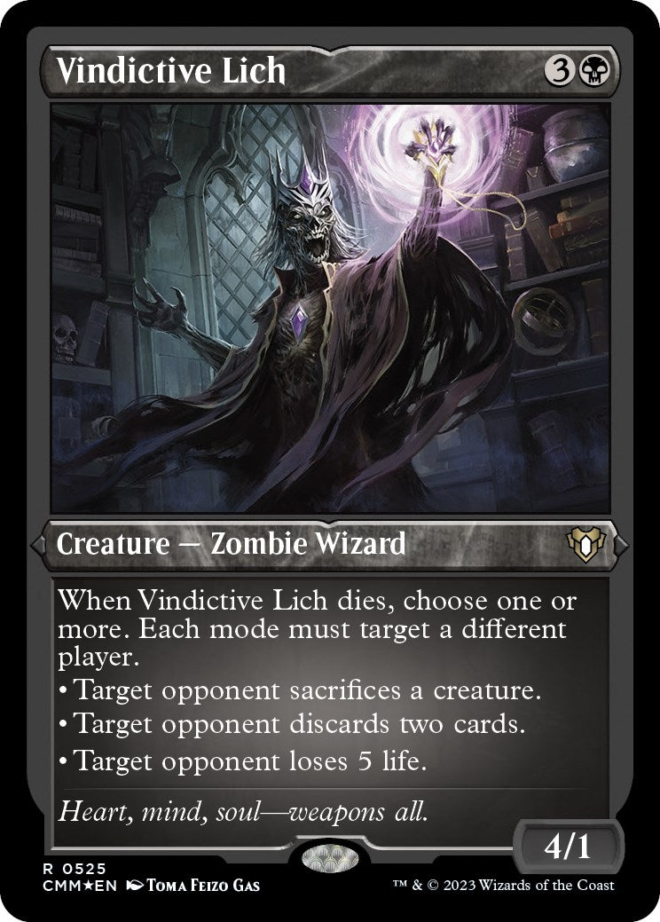 Image for Vindictive Lich (Foil Etched) (525) [Commander Masters] - Magic: The Gathering