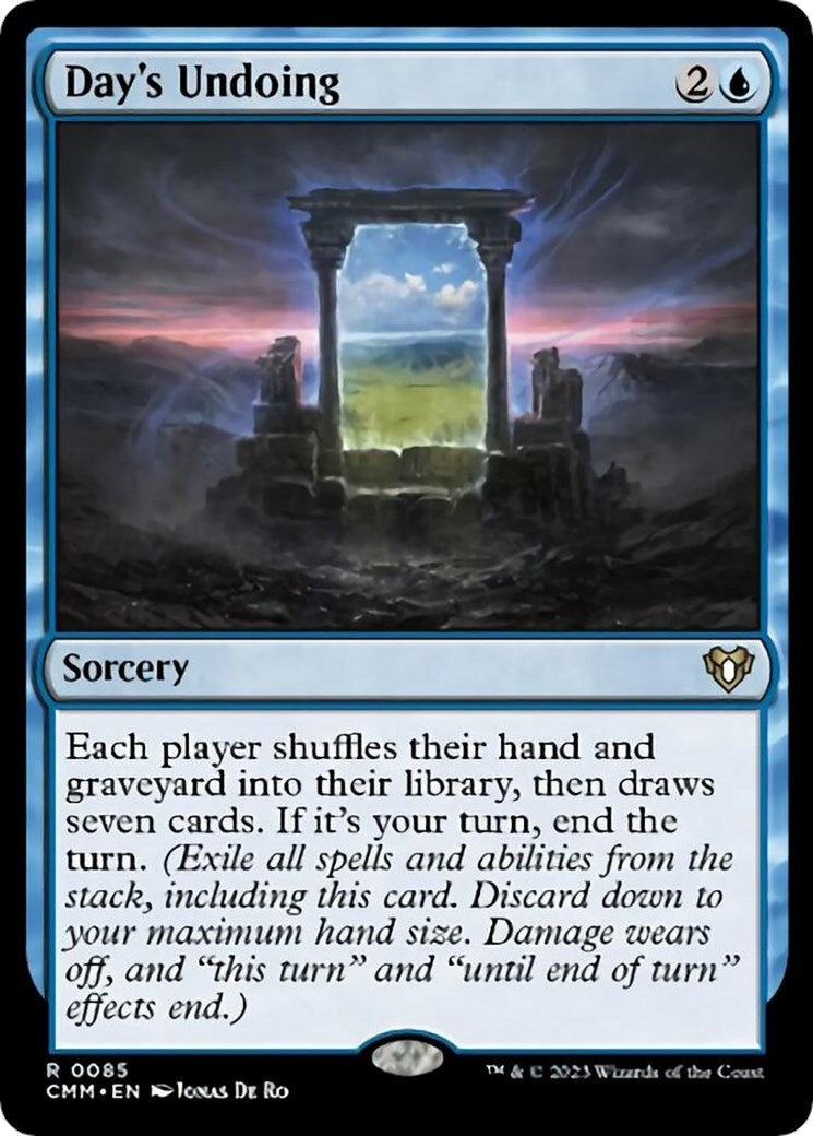 Image for Day's Undoing (85) [Commander Masters] - Magic: The Gathering