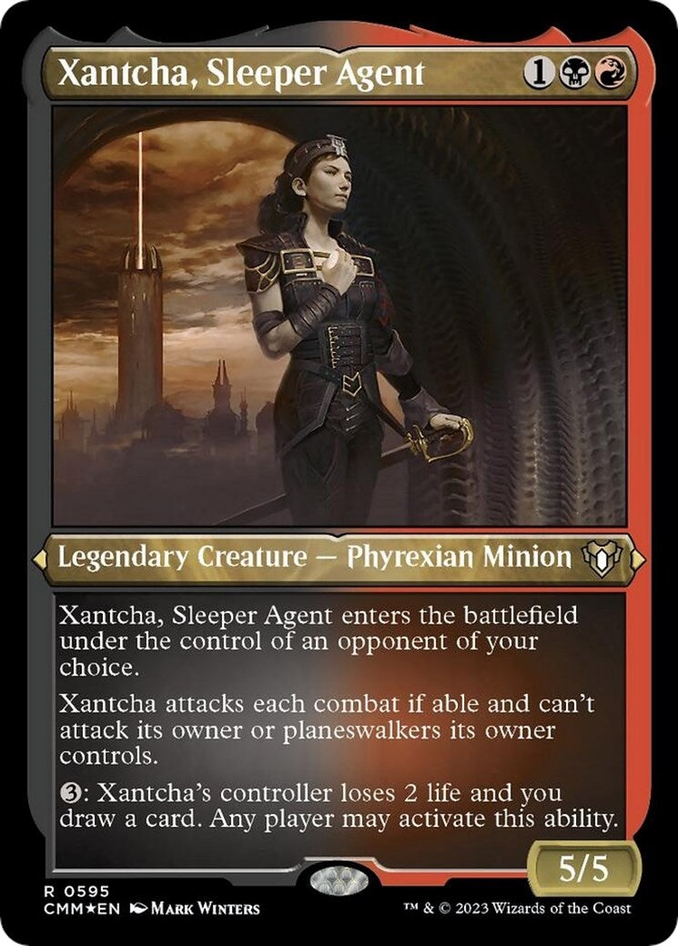 Image for Xantcha, Sleeper Agent (Foil Etched) (595) [Commander Masters] - Magic: The Gathering