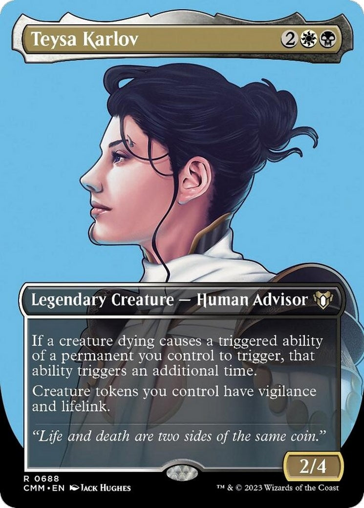 Image for Teysa Karlov (Borderless) (688) [Commander Masters] - Magic: The Gathering