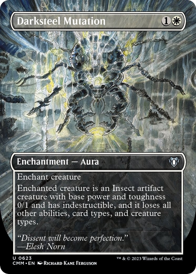 Darksteel Mutation (Borderless) (623) [Commander Masters]