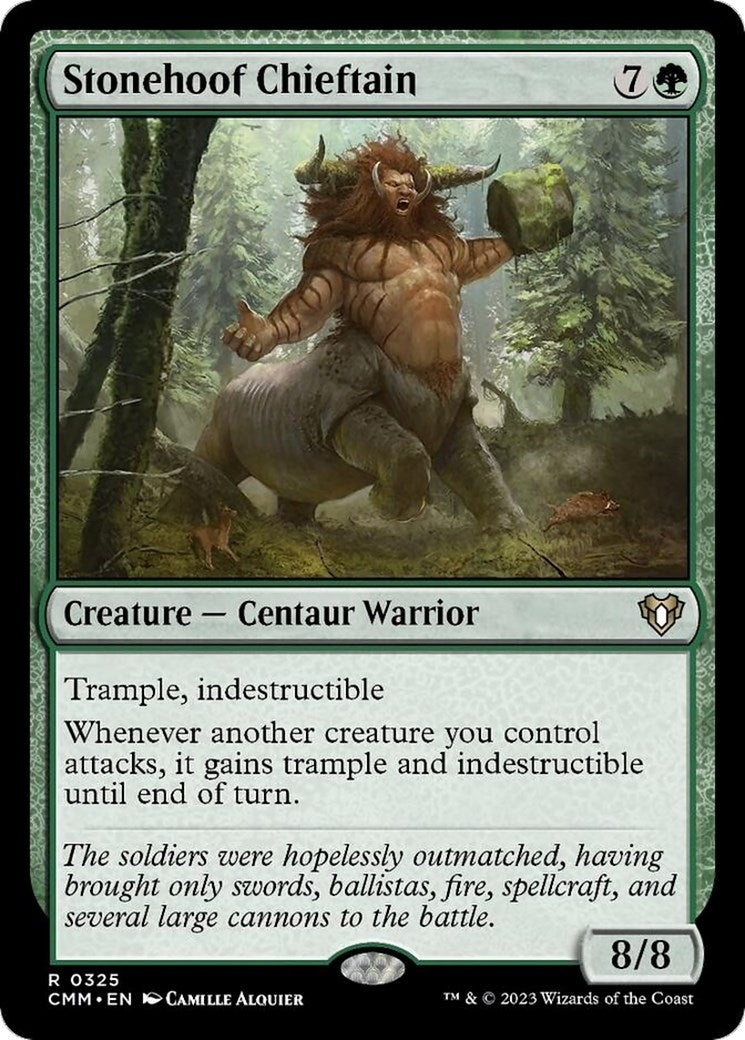 Image for Stonehoof Chieftain (325) [Commander Masters] - Magic: The Gathering