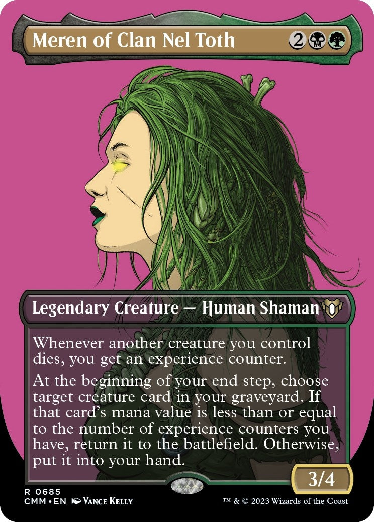 Image for Meren of Clan Nel Toth (Borderless) (685) [Commander Masters] - Magic: The Gathering