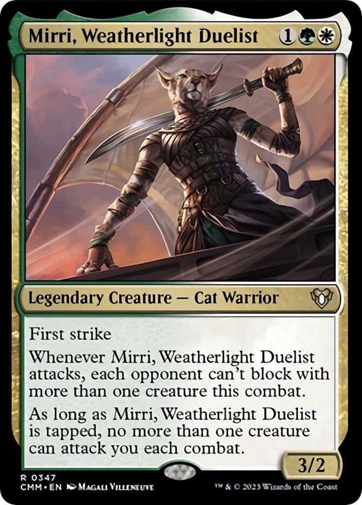Image for Mirri, Weatherlight Duelist (347) [Commander Masters] - Magic: The Gathering