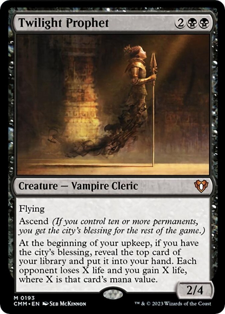 Image for Twilight Prophet (193) [Commander Masters] - Magic: The Gathering