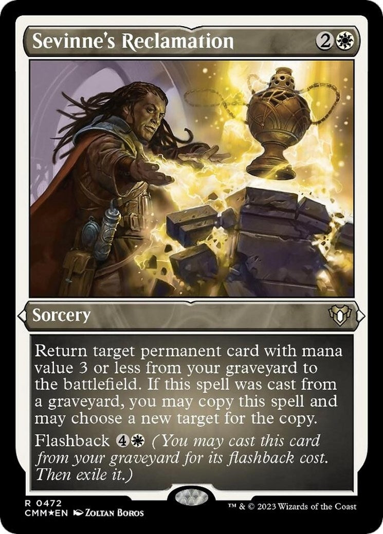Image for Sevinne's Reclamation (Foil Etched) (472) [Commander Masters] - Magic: The Gathering