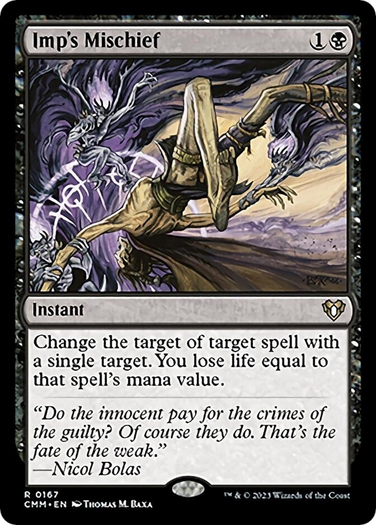 Image for Imp's Mischief (167) [Commander Masters] - Magic: The Gathering