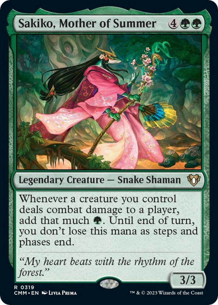 Image for Sakiko, Mother of Summer (319) [Commander Masters] - Magic: The Gathering