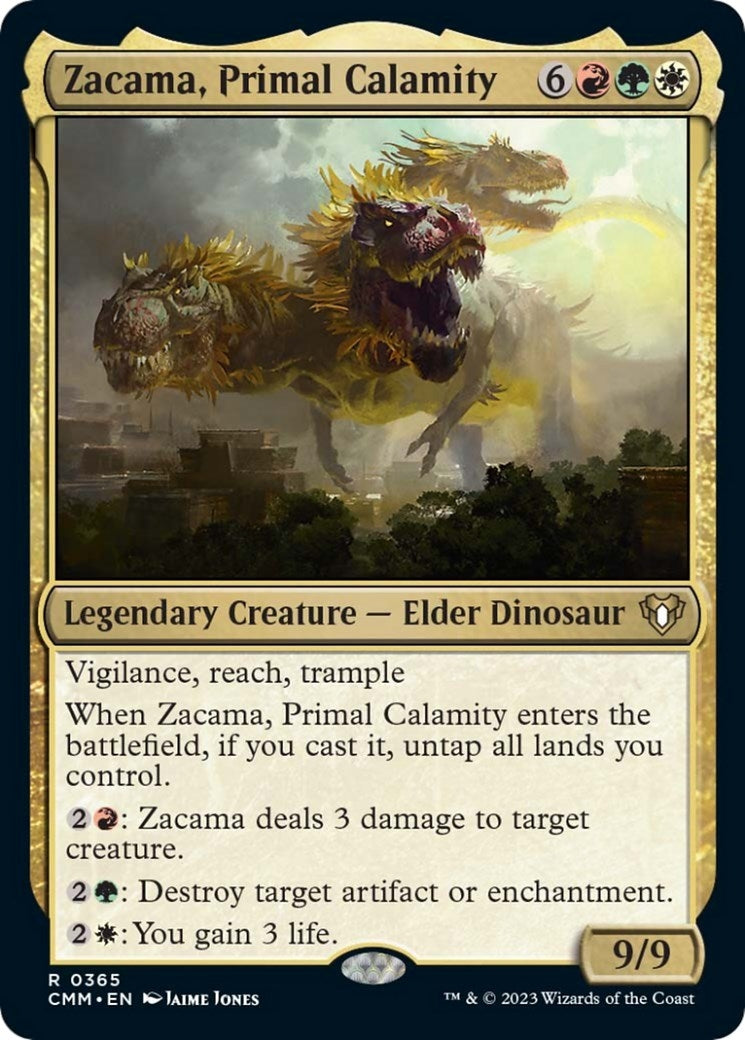 Image for Zacama, Primal Calamity (365) [Commander Masters] - Magic: The Gathering