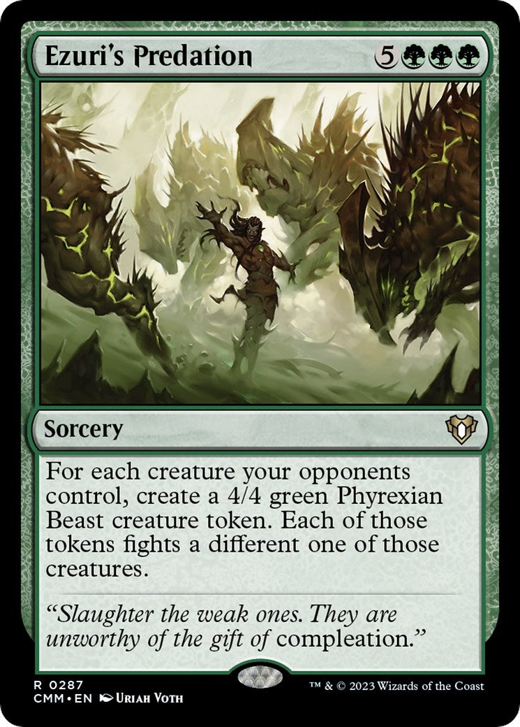 Image for Ezuri's Predation (287) [Commander Masters] - Magic: The Gathering