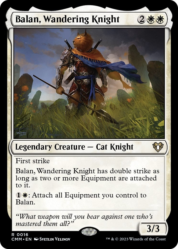 Image for Balan, Wandering Knight (16) [Commander Masters] - Magic: The Gathering