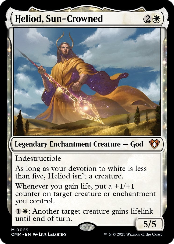 Image for Heliod, Sun-Crowned (29) [Commander Masters] - Magic: The Gathering