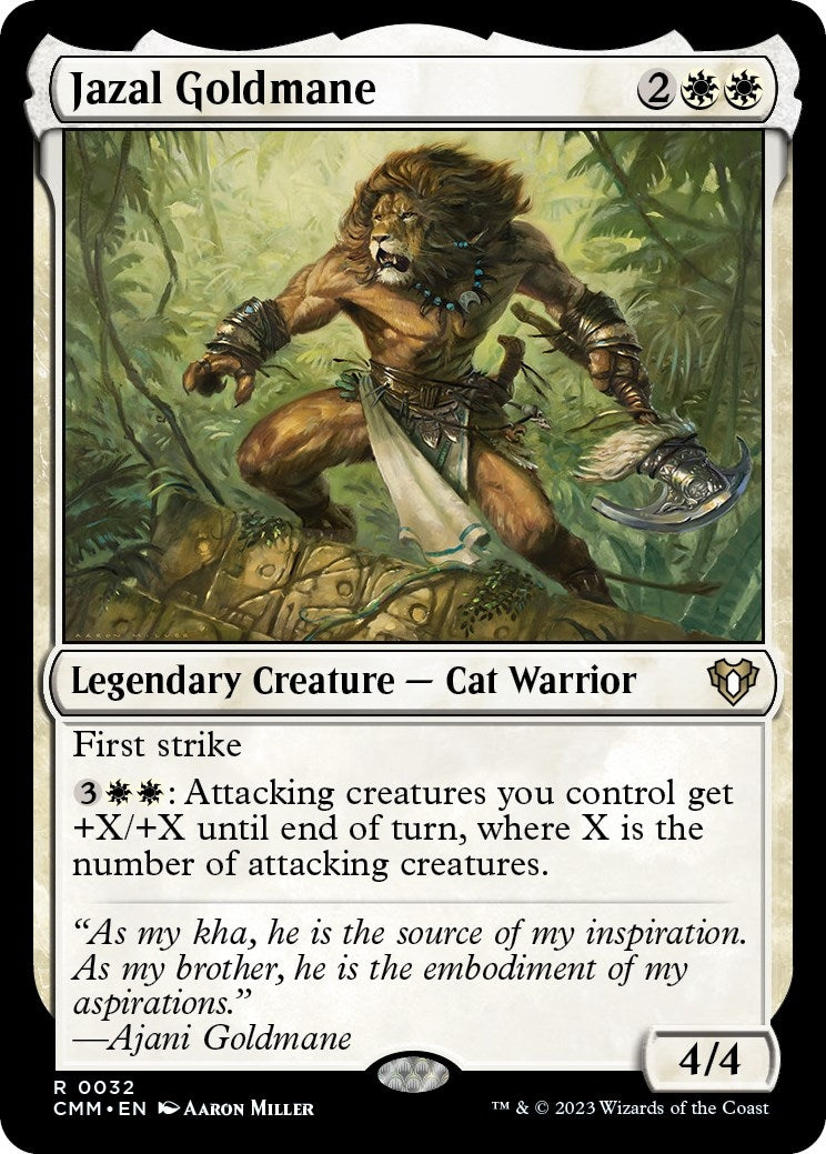 Image for Jazal Goldmane (32) [Commander Masters] - Magic: The Gathering