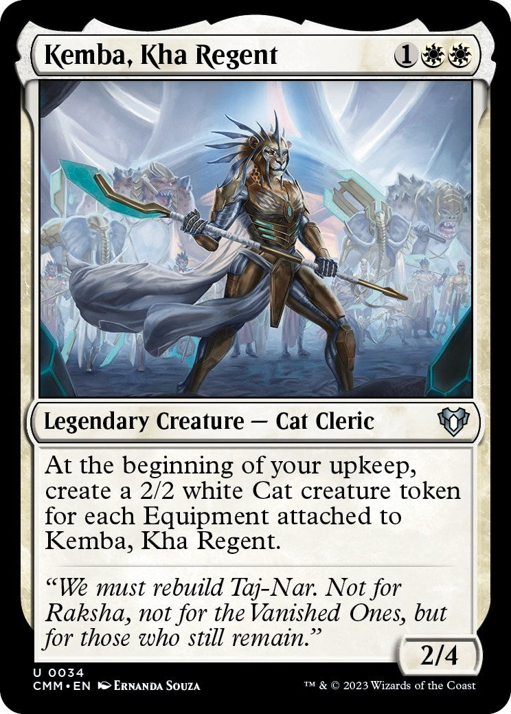 Image for Kemba, Kha Regent (34) [Commander Masters] - Magic: The Gathering
