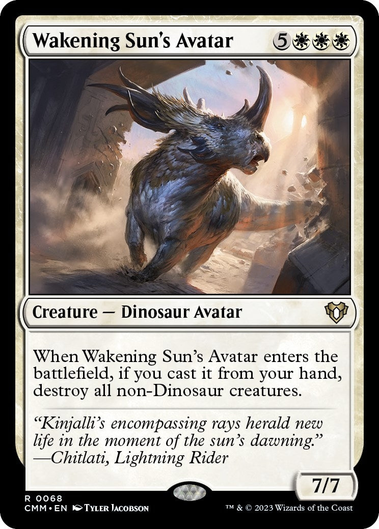 Image for Wakening Sun's Avatar (68) [Commander Masters] - Magic: The Gathering