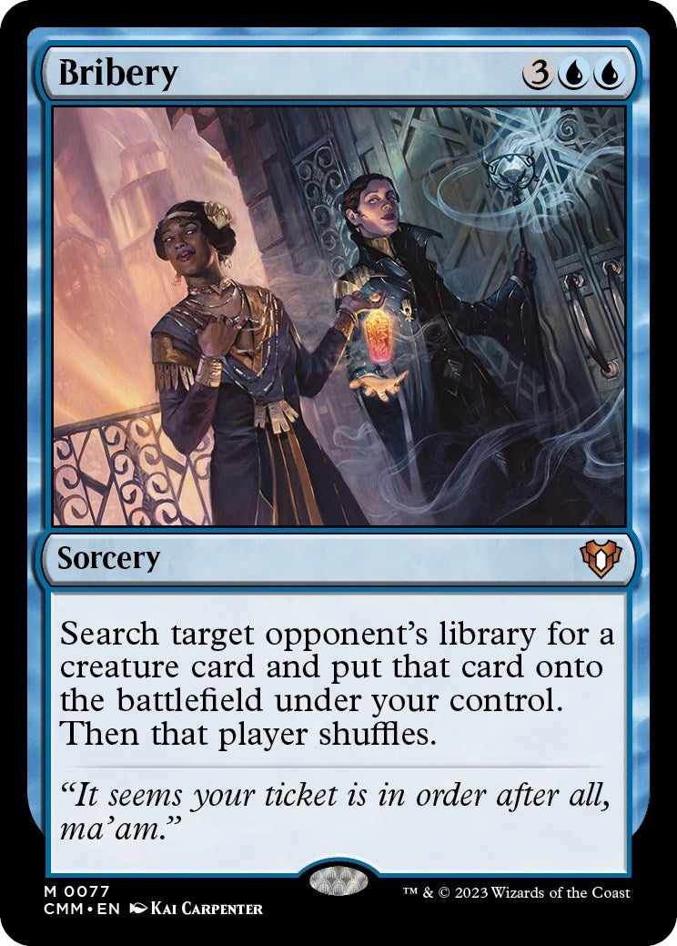 Image for Bribery (77) [Commander Masters] - Magic: The Gathering