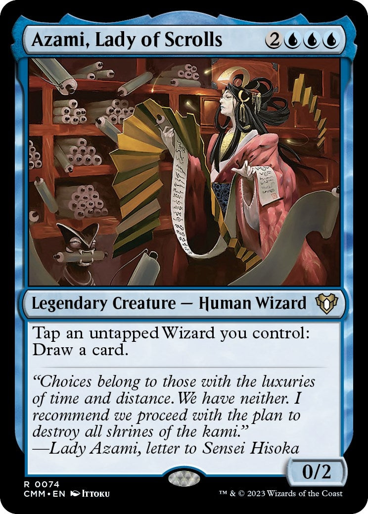 Image for Azami, Lady of Scrolls (74) [Commander Masters] - Magic: The Gathering