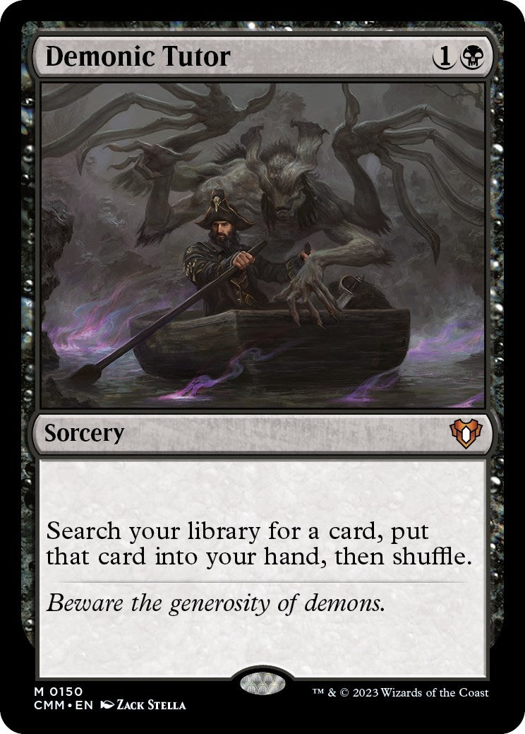 Image for Demonic Tutor (150) [Commander Masters] - Magic: The Gathering