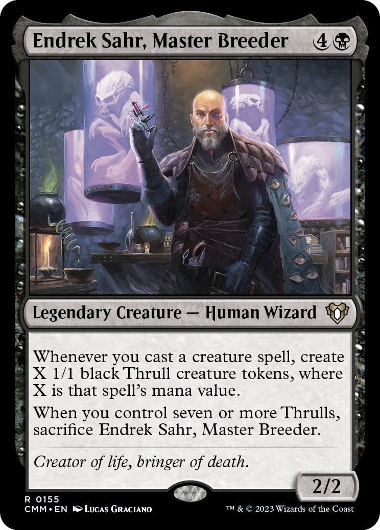 Image for Endrek Sahr, Master Breeder (155) [Commander Masters] - Magic: The Gathering