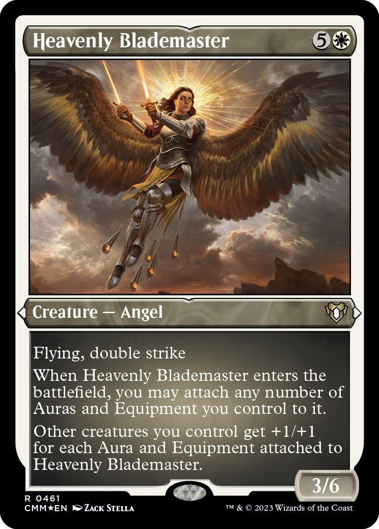 Image for Heavenly Blademaster (Foil Etched) (461) [Commander Masters] - Magic: The Gathering
