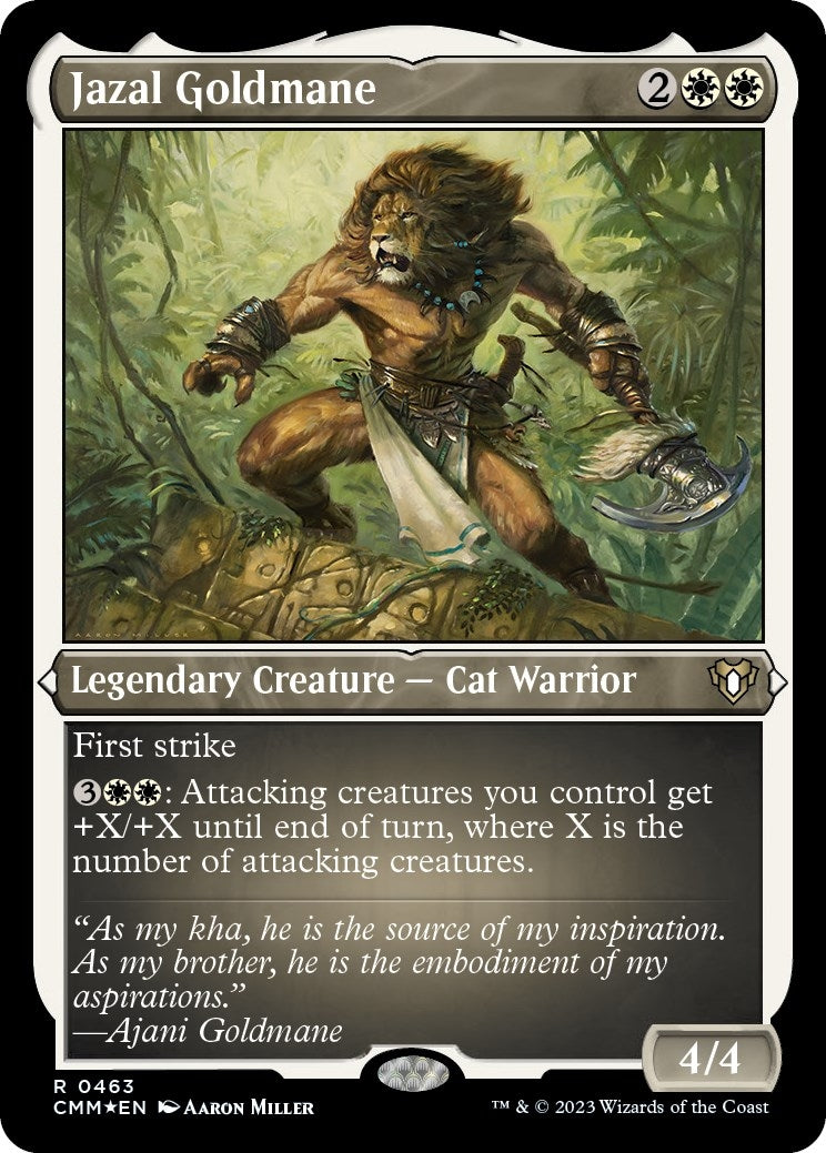 Image for Jazal Goldmane (Foil Etched) (463) [Commander Masters] - Magic: The Gathering