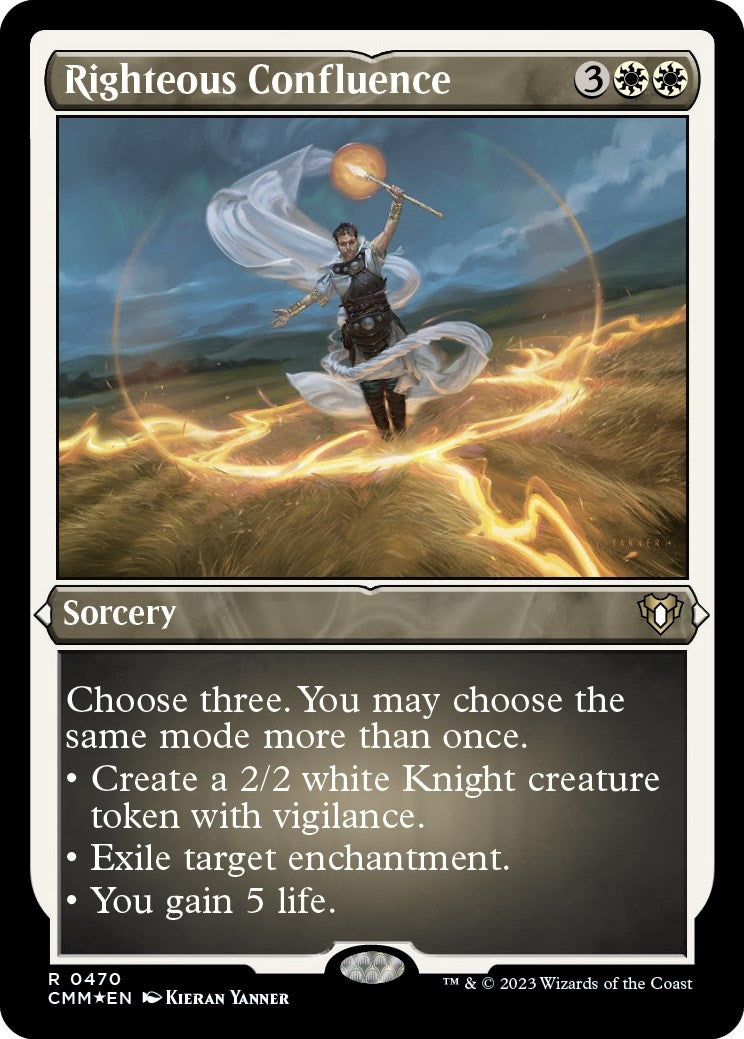 Image for Righteous Confluence (Foil Etched) (470) [Commander Masters] - Magic: The Gathering