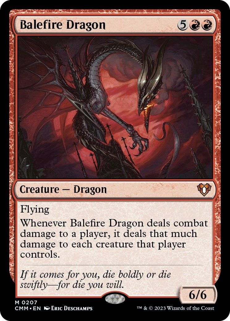 Image for Balefire Dragon (207) [Commander Masters] - Magic: The Gathering