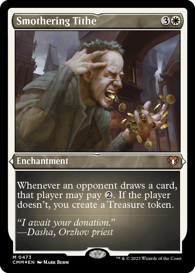 Image for Smothering Tithe (Foil Etched) (473) [Commander Masters] - Magic: The Gathering