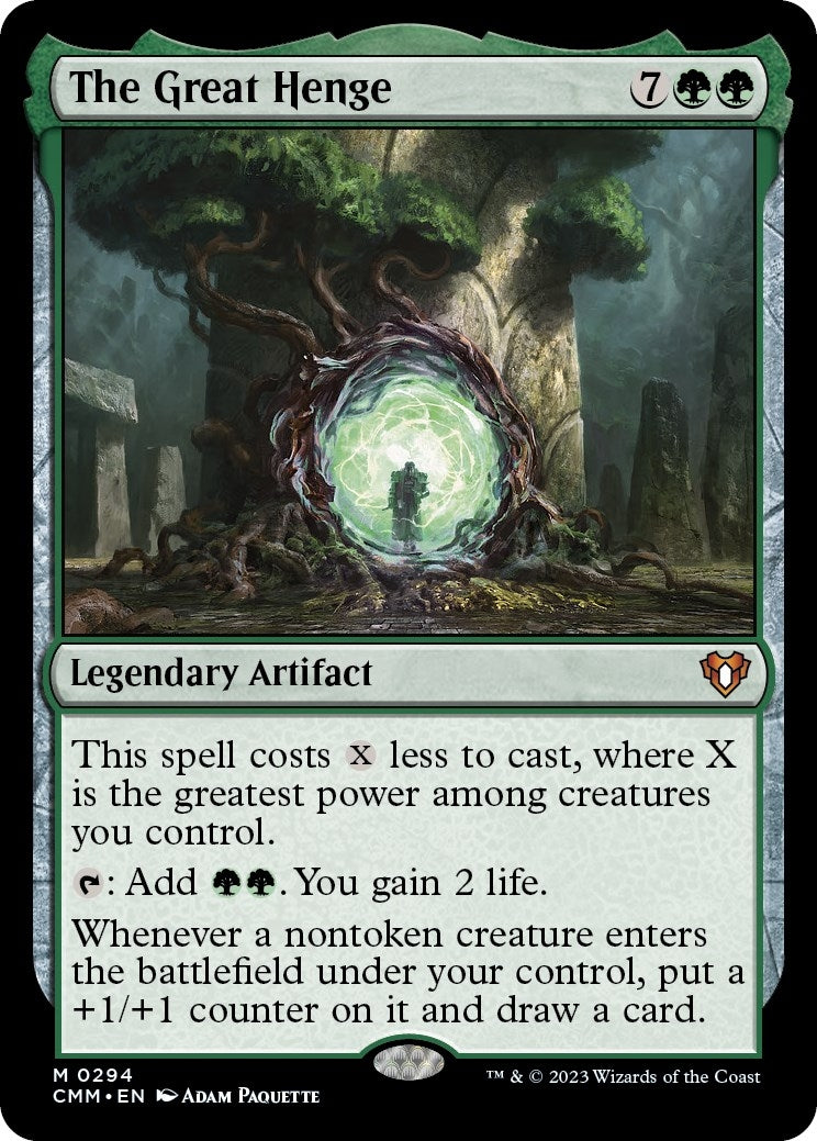 Image for The Great Henge (294) [Commander Masters] - Magic: The Gathering