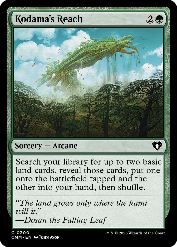 Image for Kodama's Reach (300) [Commander Masters] - Magic: The Gathering