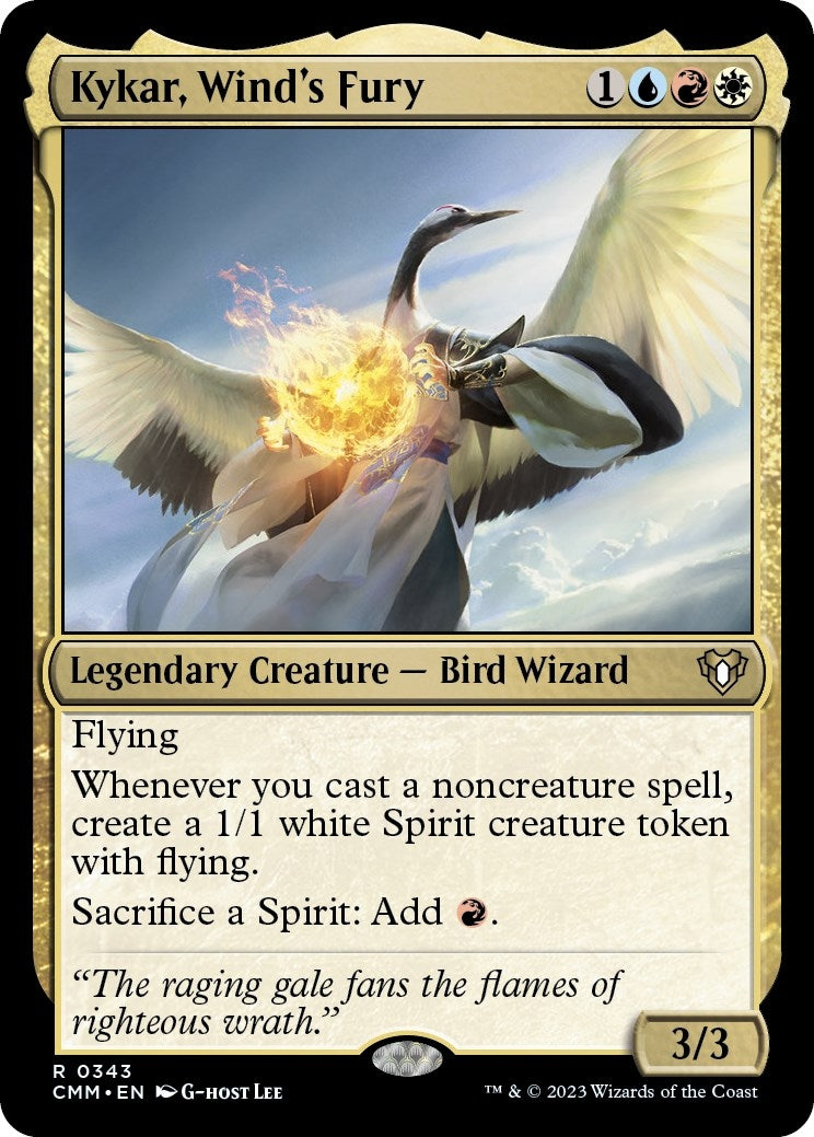 Image for Kykar, Wind's Fury (343) [Commander Masters] - Magic: The Gathering