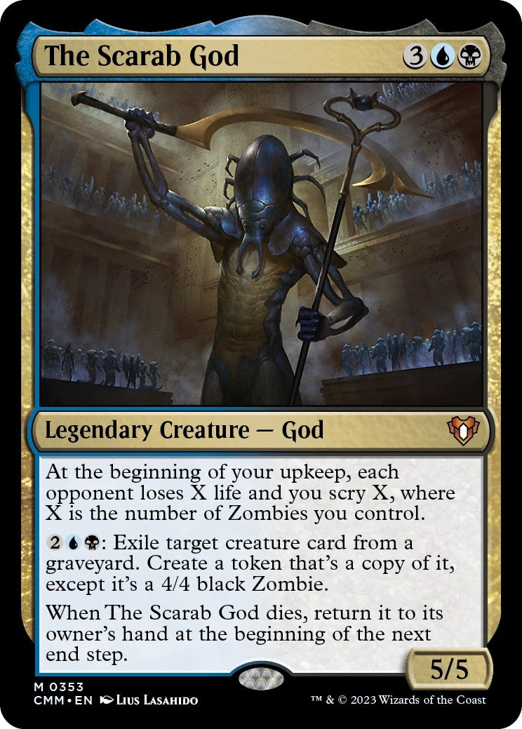 Image for The Scarab God (353) [Commander Masters] - Magic: The Gathering