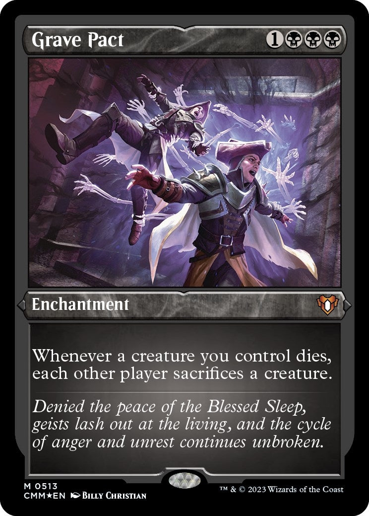 Image for Grave Pact (Foil Etched) (513) [Commander Masters] - Magic: The Gathering