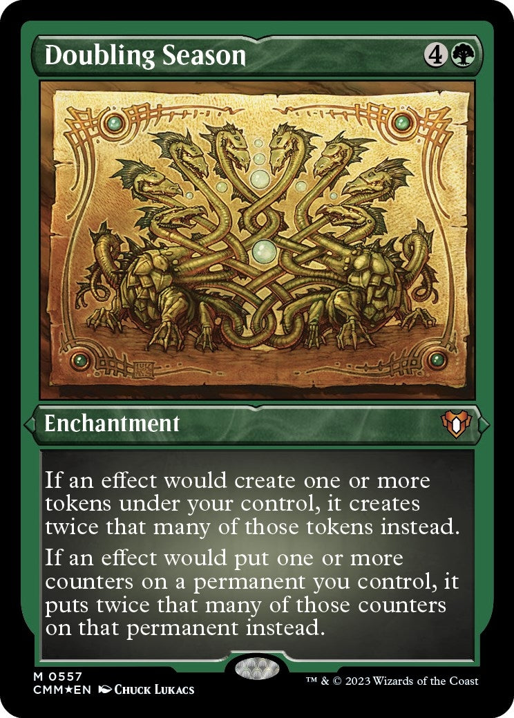 Image for Doubling Season (Foil Etched) (557) [Commander Masters] - Magic: The Gathering
