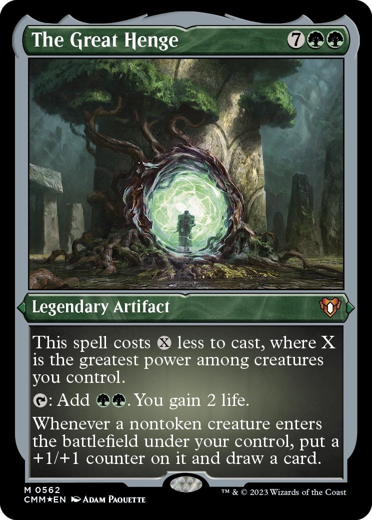 Image for The Great Henge (Foil Etched) (562) [Commander Masters] - Magic: The Gathering